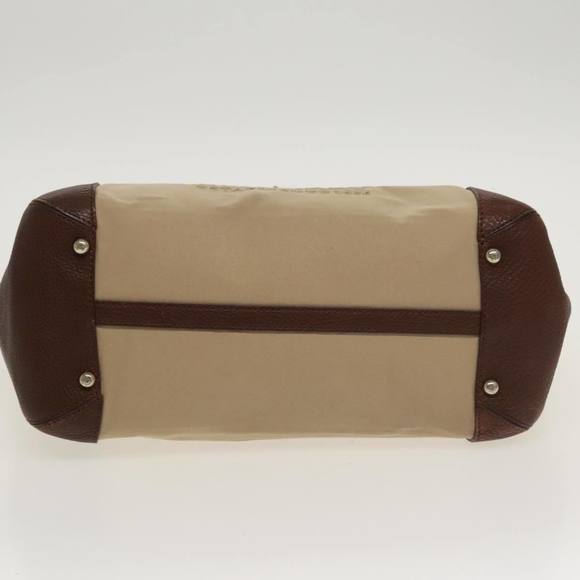 BURBERRY Tote Bag Canvas Beige Brown Auth ac3408 - Picture 5 of 16